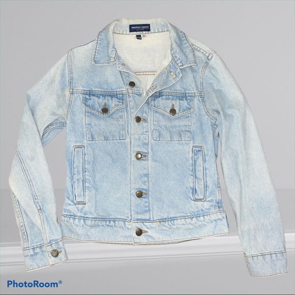 American Apparel Oversized Light Denim Jacket - Picture 3 of 10
